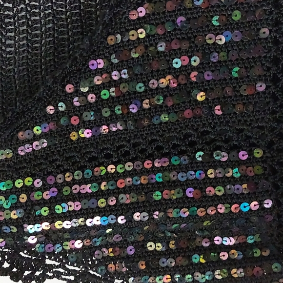 Gorgeous Sexy Bebe Sequin Crochet Tank Top - Picture 6 of 7